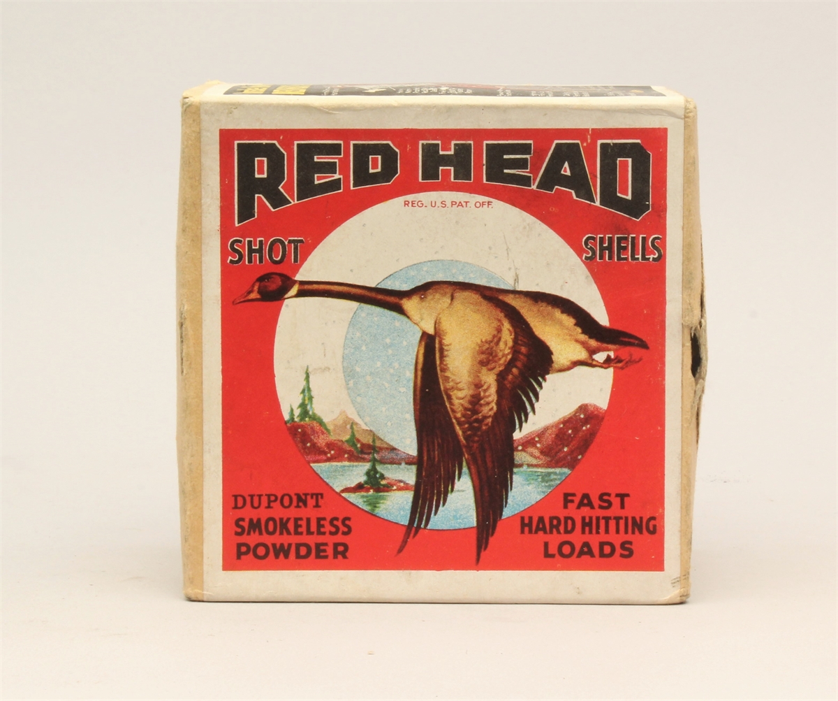 Reproduction Red Head Shot Shells Smokeless Powder Box 
